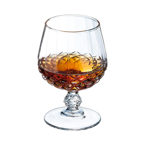 4 Longchamp 32 cl cognac stemmed glasses