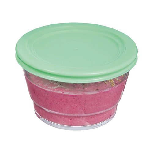 Coupelle 80 cl Eat & Joy avec couvercle vert