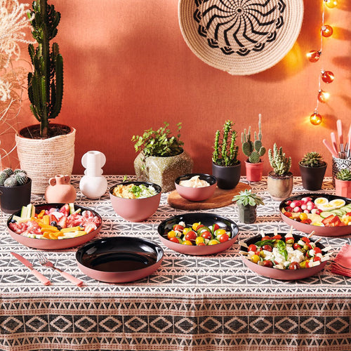 Assiette terracotta 21 cm Vicky