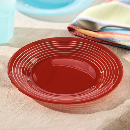 Assiette dessert rouge 19,5 cm Factory - 2