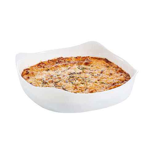 Plat de cuisson blanc 26 x 26 cm Smart Cuisine Carine