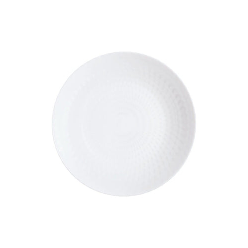 Assiette creuse blanche 20 cm Pampille