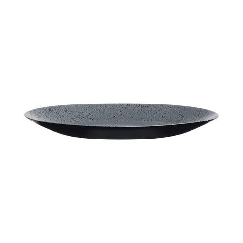 Assiette plate noire 25 cm Slate - 2