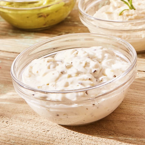 Round glass salad bowl 10.3 cm Stackable 24 cl