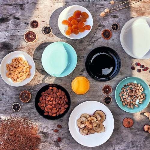Assiette à couscous noire 25 cm Friend