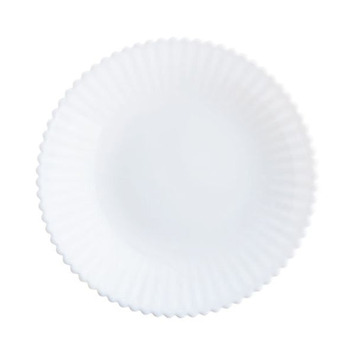 Assiette creuse blanche 20 cm Bloom