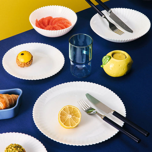 Coupelle blanche 16 cm Bloom