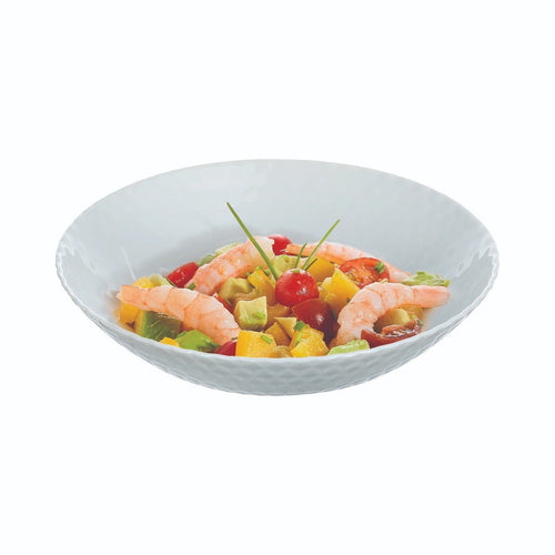 Grey deep plate 20 cm Pampille