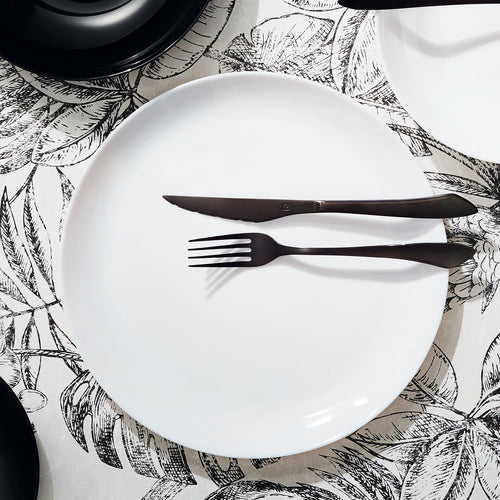 Piatto da portata bianco Diwali da 25 cm - 2