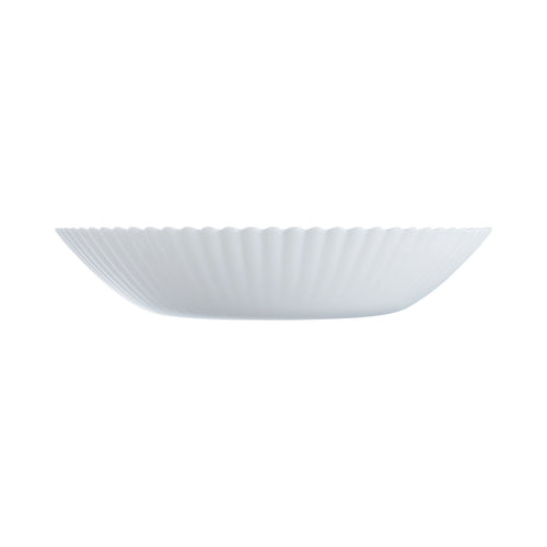 Assiette creuse blanche 20 cm Bloom