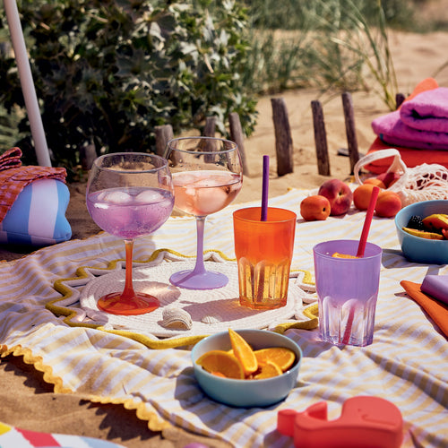 Verre à cocktail 70 cl orange Summer Pop