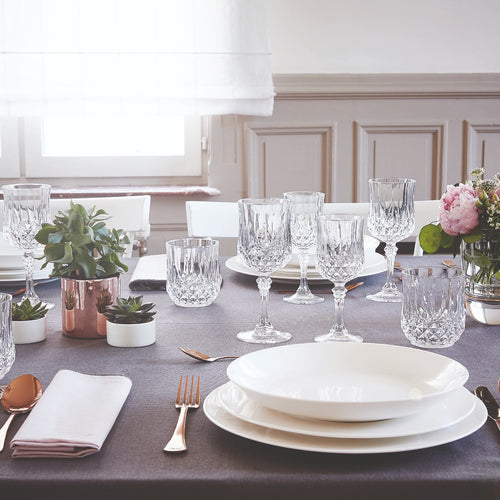 4 verres à pied 25 cl Longchamp