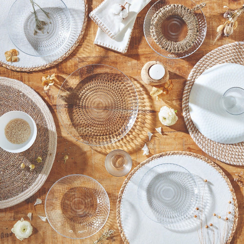 Service de table 19 pièces Pampille blanc