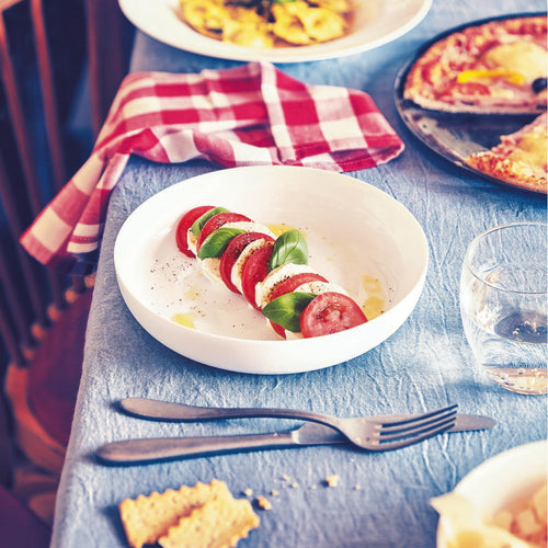 Assiette à couscous blanche 21 cm Friend